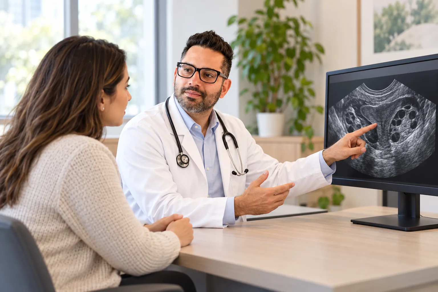 Discussing Pelvic Ultrasound Results Together